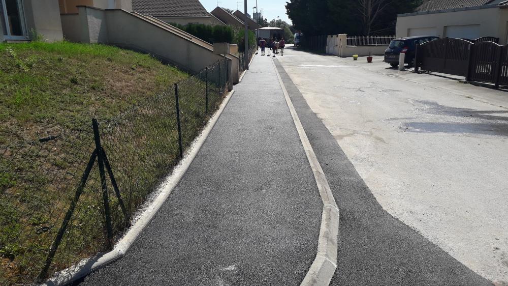 Création de trottoir