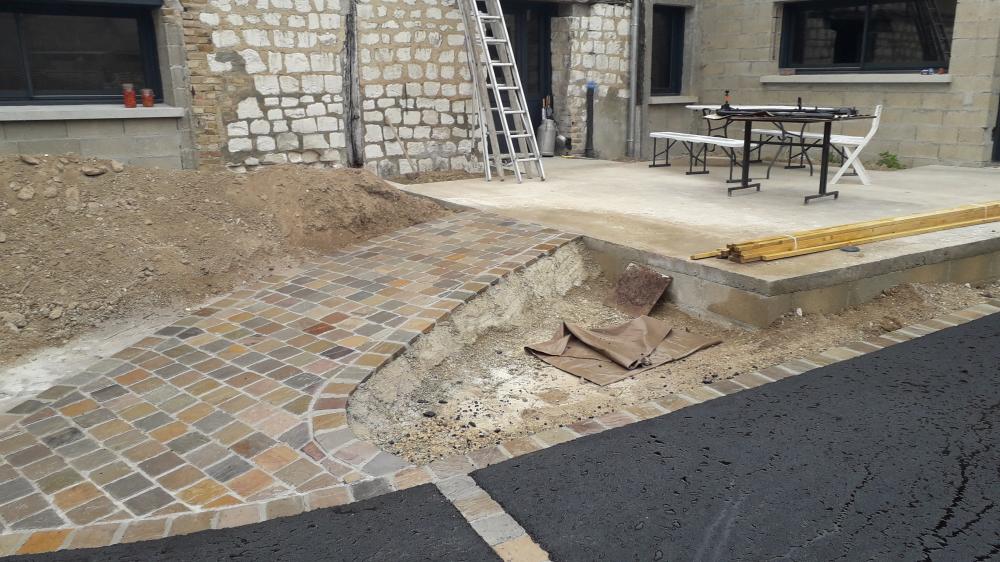 Pave kandla et enrobé