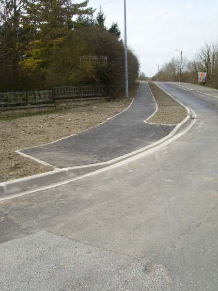Création de trottoir